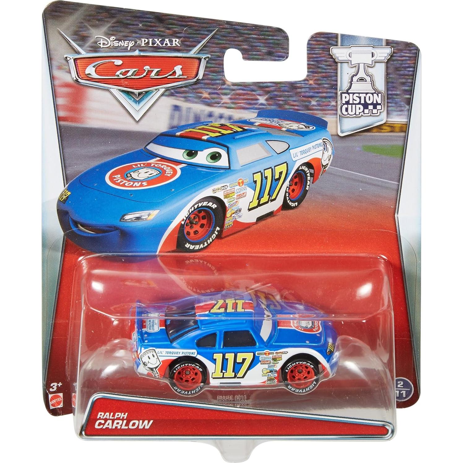 Vehículo de metal fundido Disney Pixar Cars 1:55 Mattel