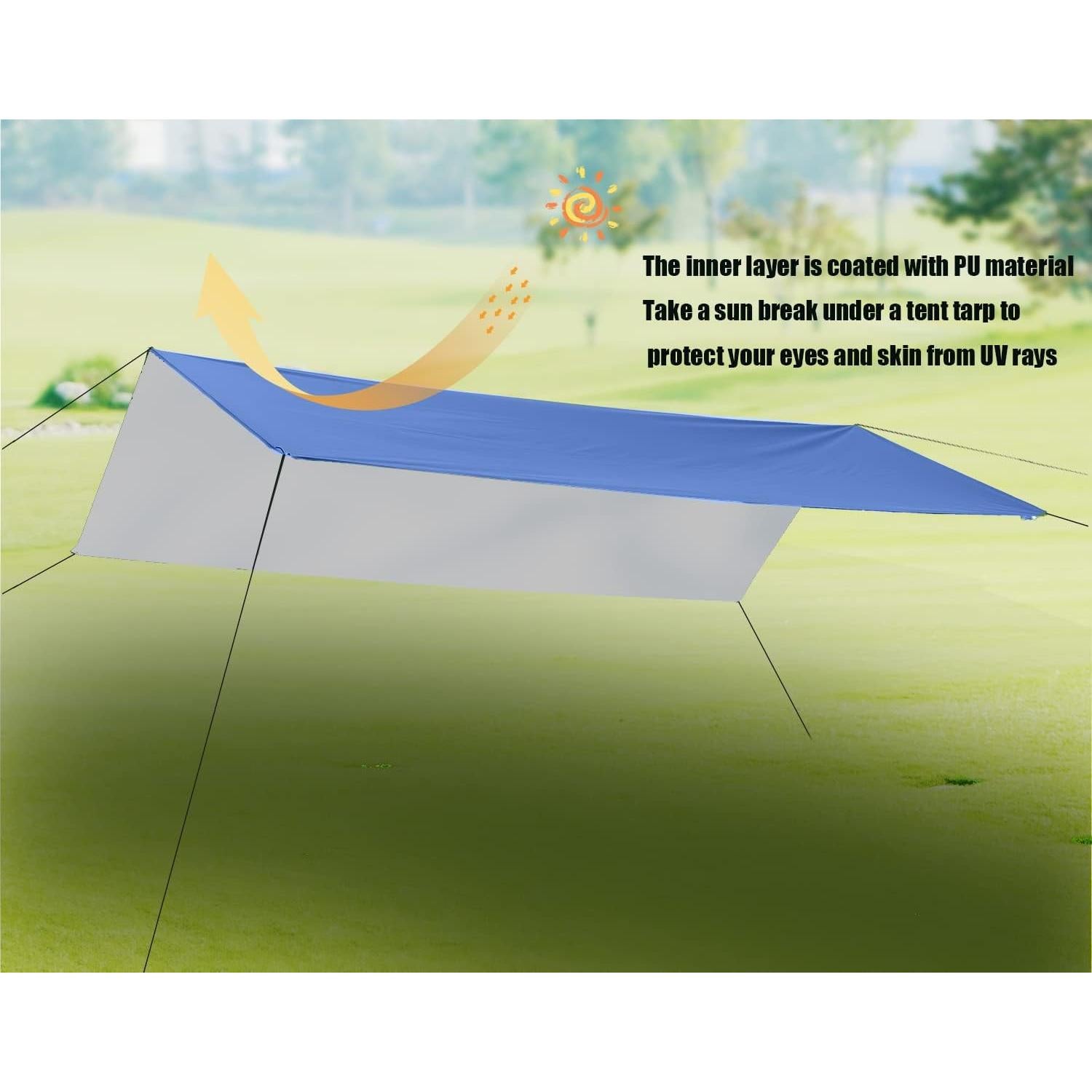 Carpa Multifuncional Wind Tour 3x3m Impermeable UV para Camping