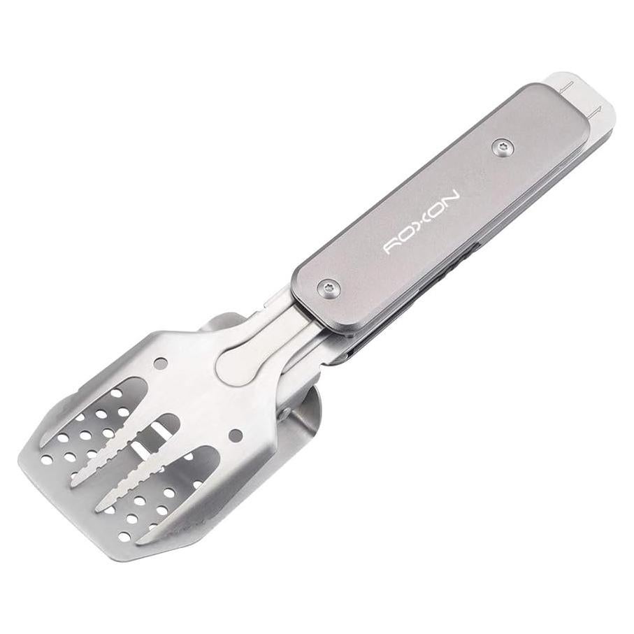 Juego de Herramientas de Barbacoa 4 en 1 ROXON S602 Gris