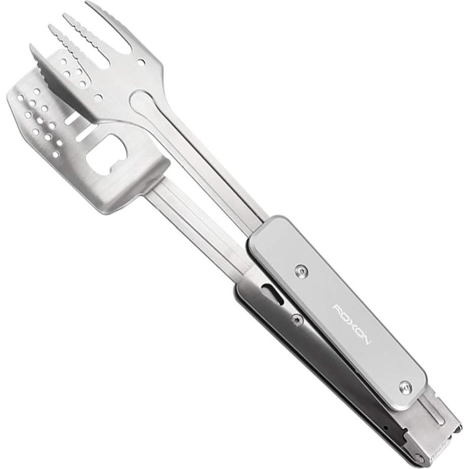 Juego de Herramientas de Barbacoa 4 en 1 ROXON S602 Gris