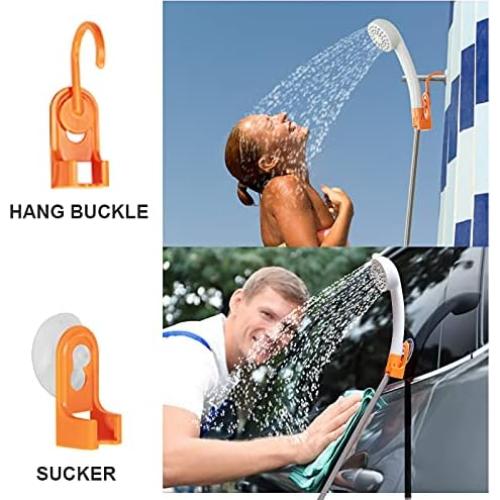 Ducha Portátil AZXJC S91 Recargable 4400mAh IPX7 para Camping