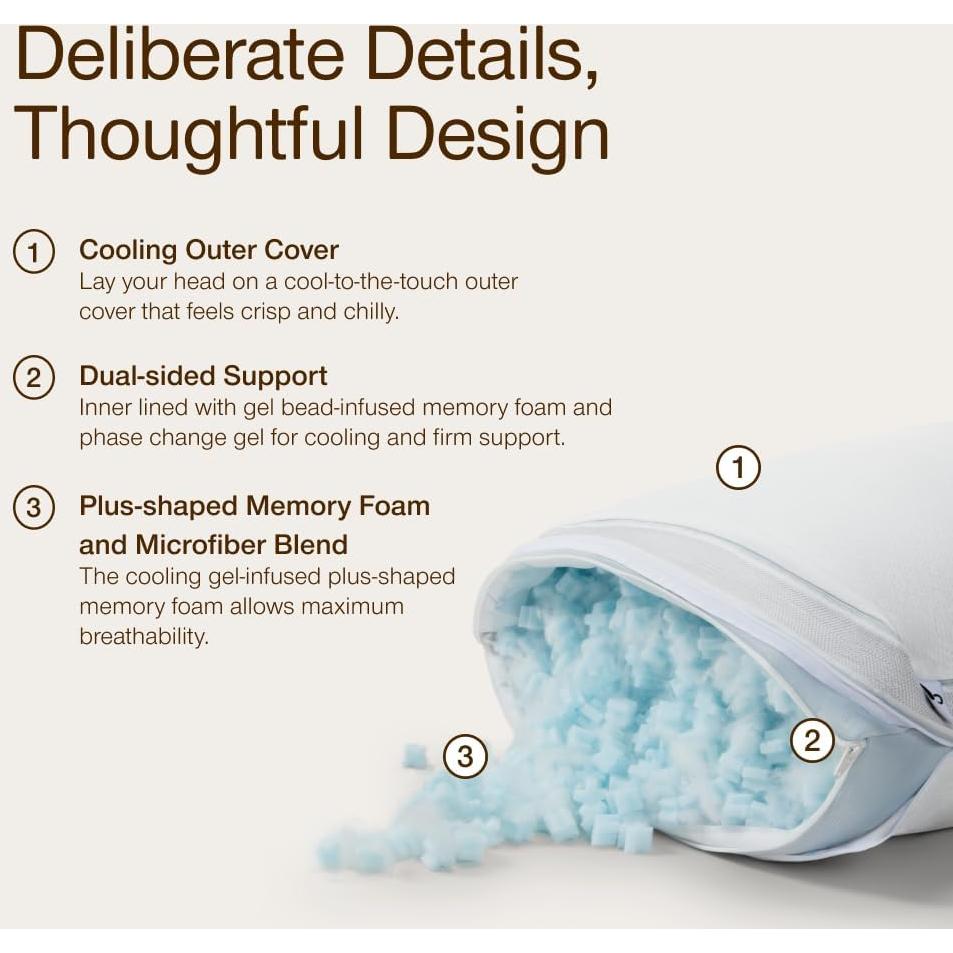 Almohada Ajustable Cool+ Coop Home Goods para Niños 33x48 cm