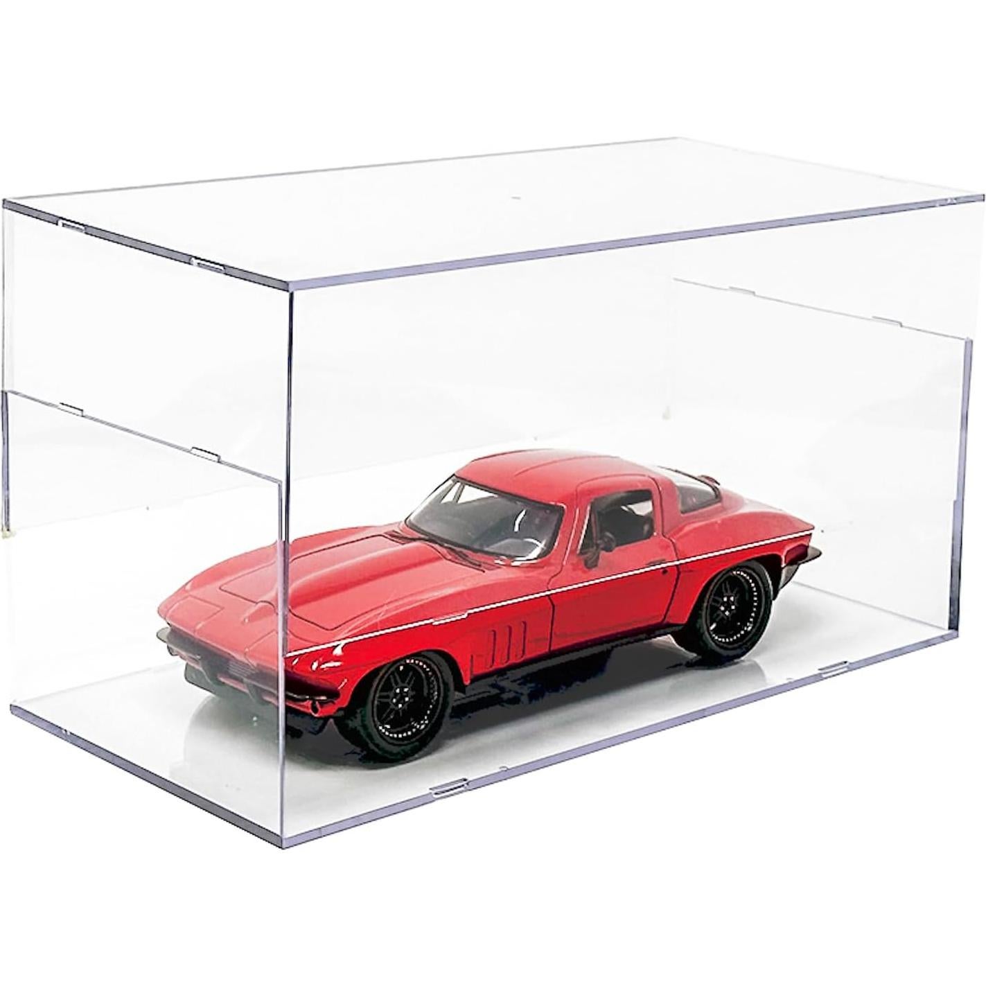 Race Car Display Case 1:24 Scale Die Cast Display Case Die Cast Box Square Clear Memorabilia Die Cast Race Car Holder
