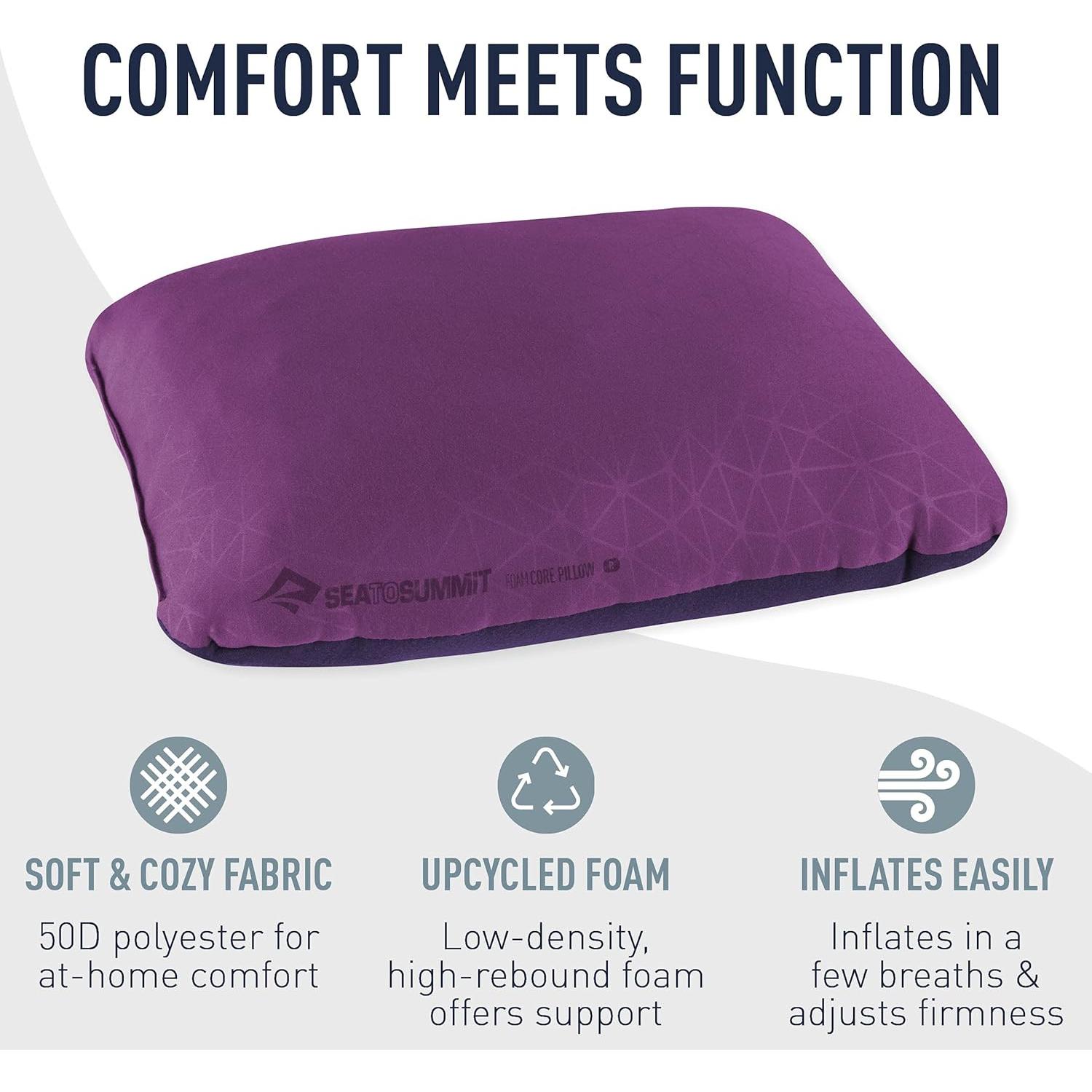 Almohada de Camping Sea to Summit Grande 41.9x30cm Gris