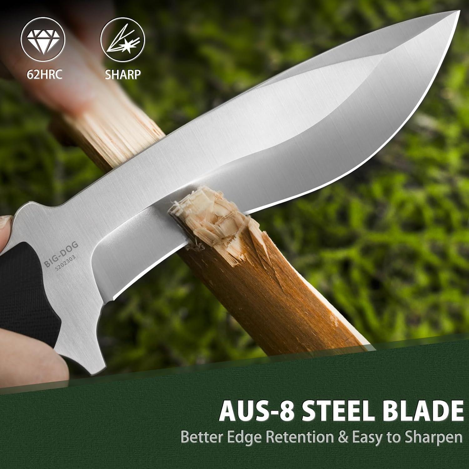 Cuchillo de Supervivencia NedFoss Kukri 16 cm con Funda Kydex