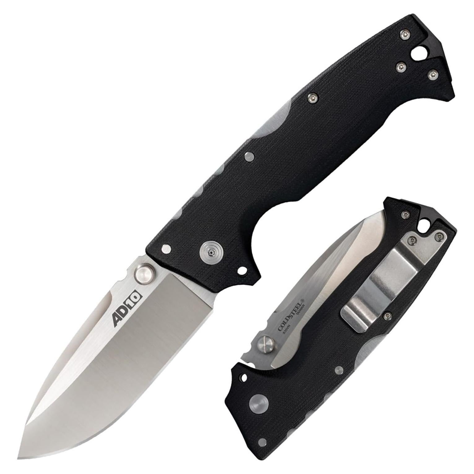 Cuchillo Plegable Táctico Cold Steel AD-10 Hoja S35VN 8.9 cm