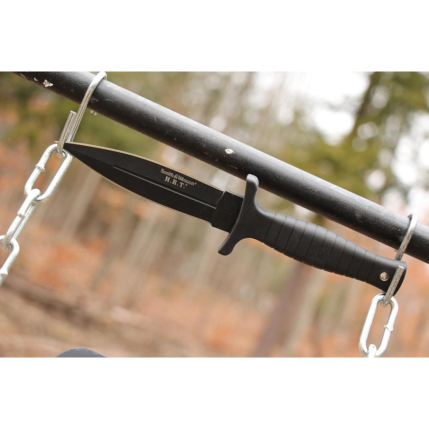 Cuchillo de Hoja Fija Smith & Wesson SWHRT9B 22.9cm Táctico