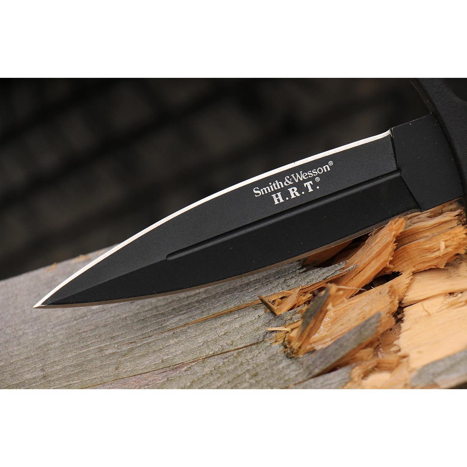 Cuchillo de Hoja Fija Smith & Wesson SWHRT9B 22.9cm Táctico