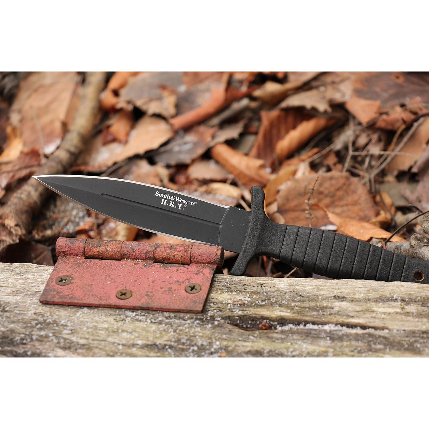 Cuchillo de Hoja Fija Smith & Wesson SWHRT9B 22.9cm Táctico