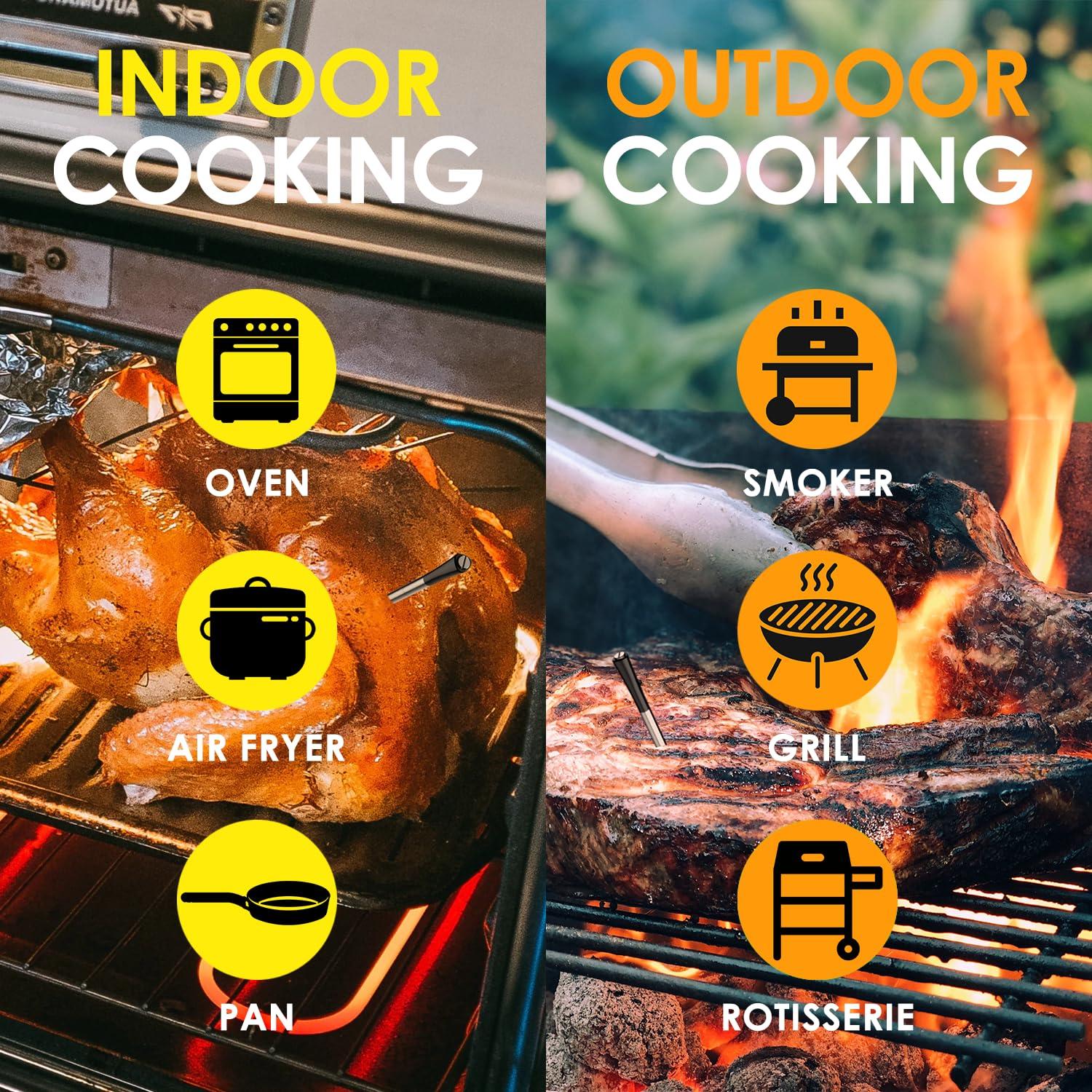 Termómetro de Carne Inalámbrico COOKIT MW2PLUS Bluetooth 700ft