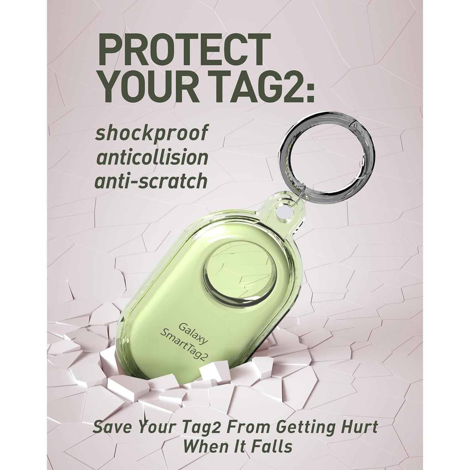 4 Fundas Protectores Samsung Galaxy Smart Tag 2 Impermeables