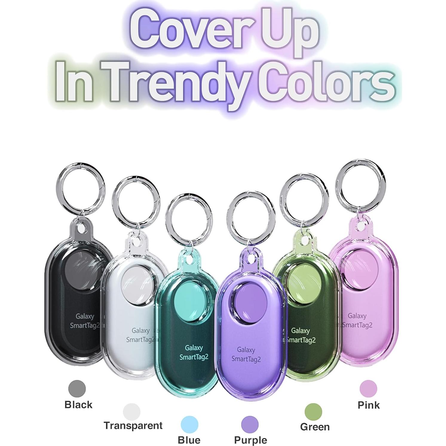 4 Fundas Protectores Samsung Galaxy Smart Tag 2 Impermeables