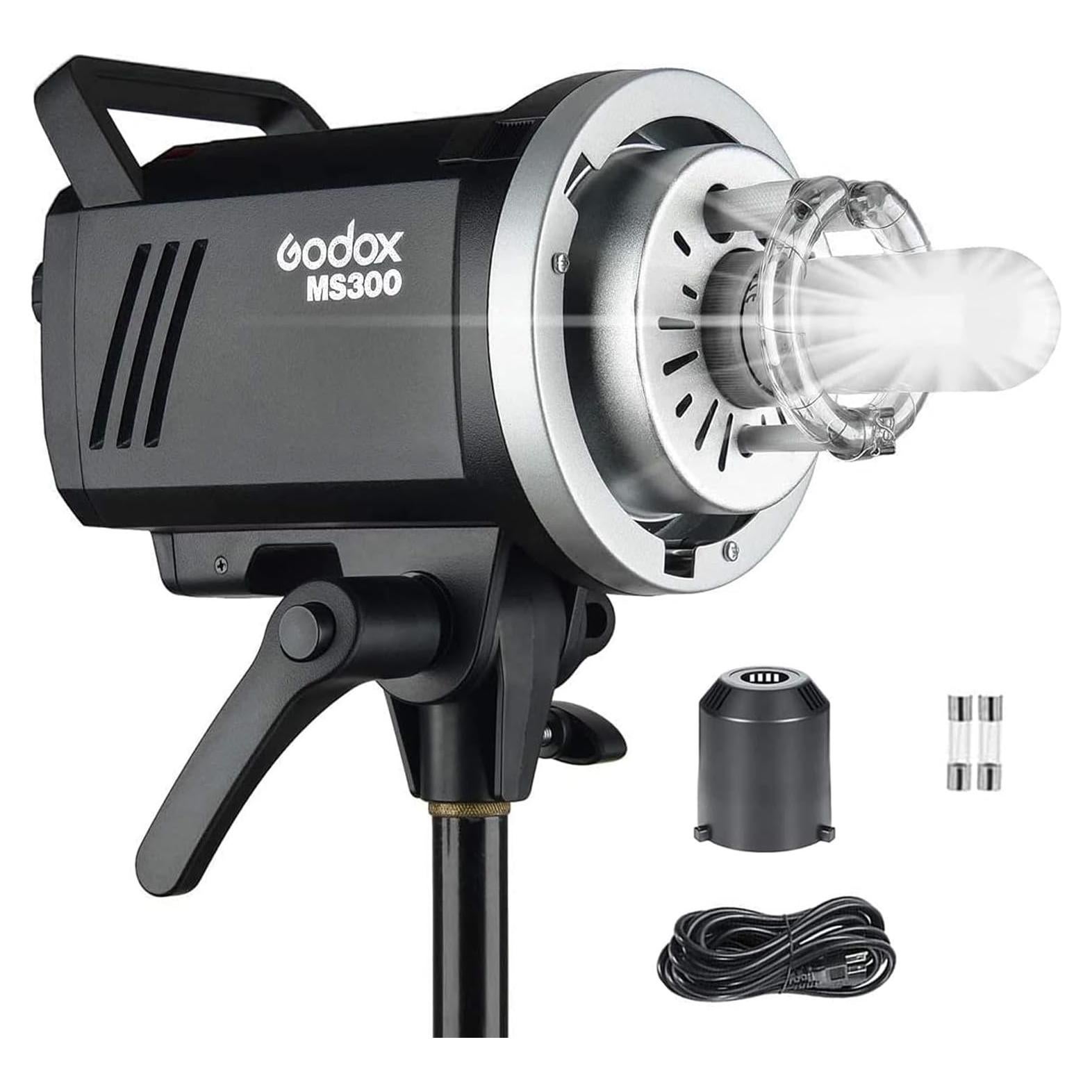 Flash Estroboscópico Godox MS300 300W Inalámbrico 2.4G