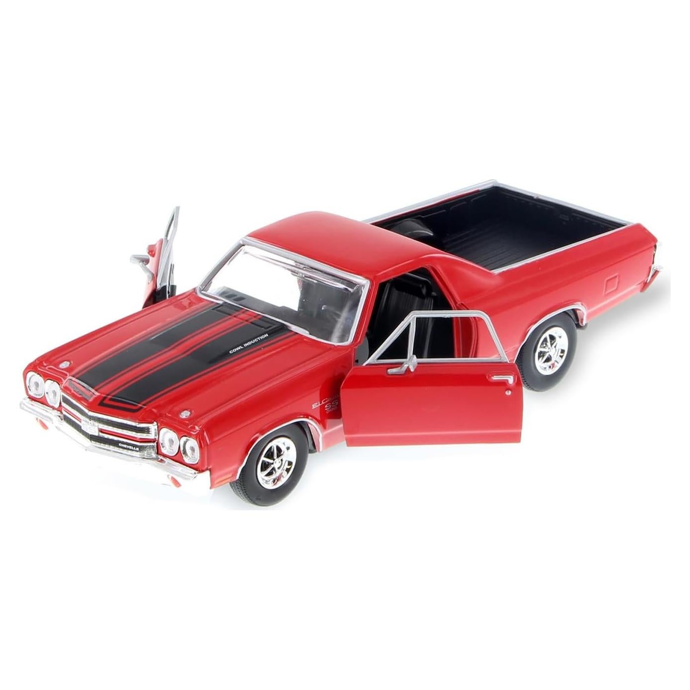 Camioneta Muscle 1970 El Camino SS 396 Showcasts 1/24 Rojo