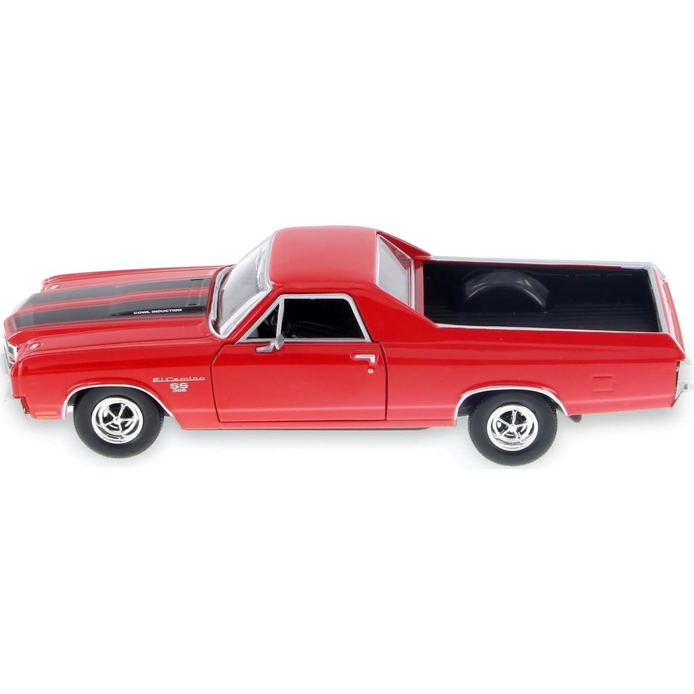 Camioneta Muscle 1970 El Camino SS 396 Showcasts 1/24 Rojo