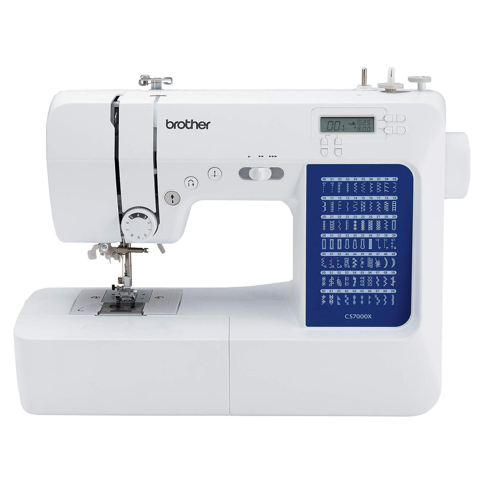 Máquina de Coser Brother CS7000X 70 Puntadas LCD Mesa Ancha