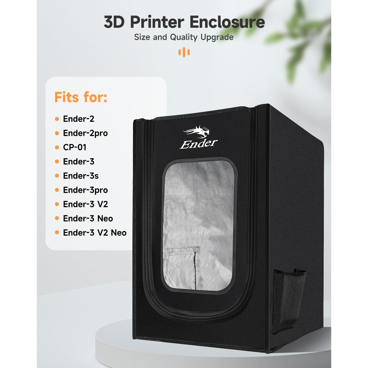 Carpa de Impresora 3D Creality Ender 3 a Prueba de Fuego 480x600x720mm