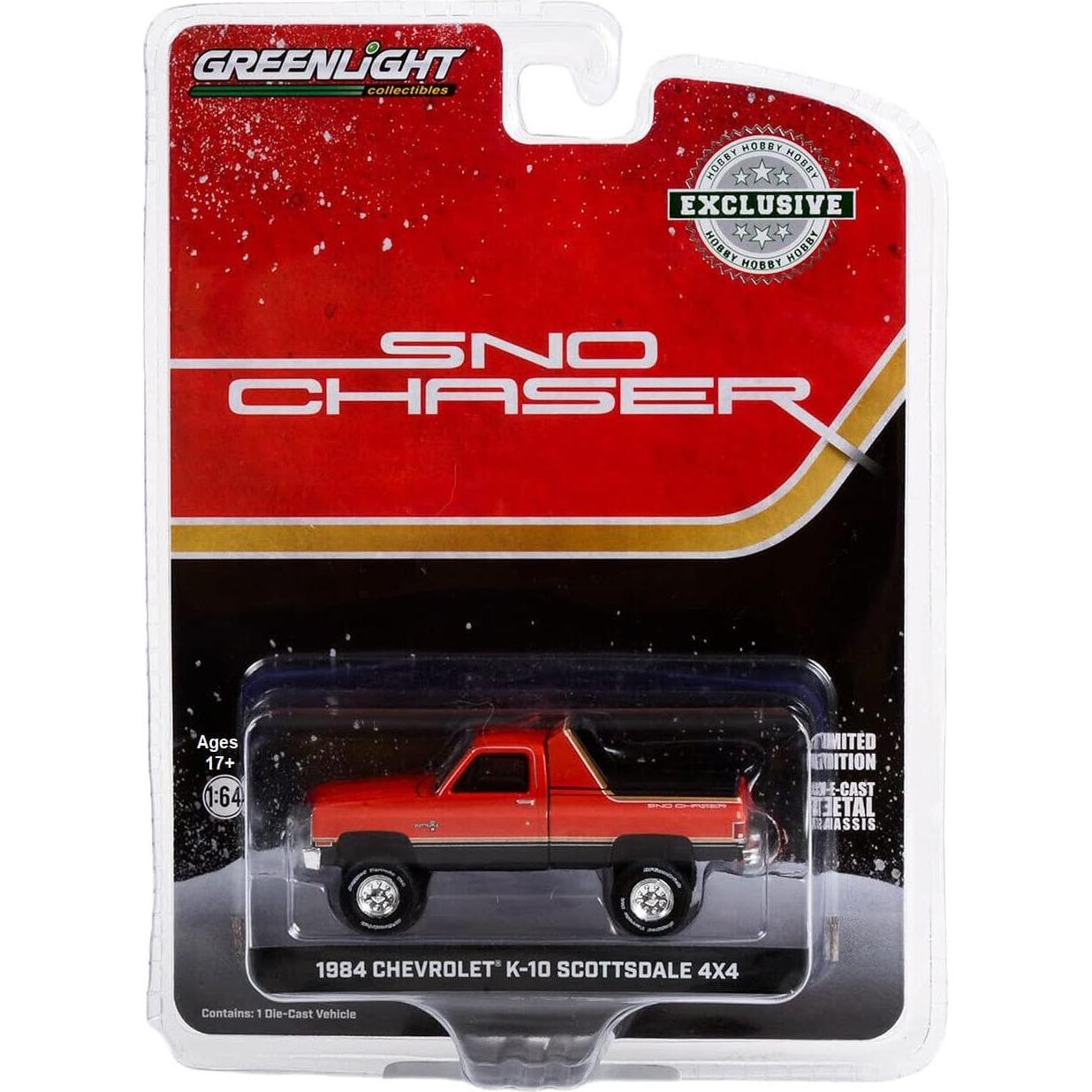Diecast 1:64 Greenlight Chevy K-10 Scottsdale 1984 4x4
