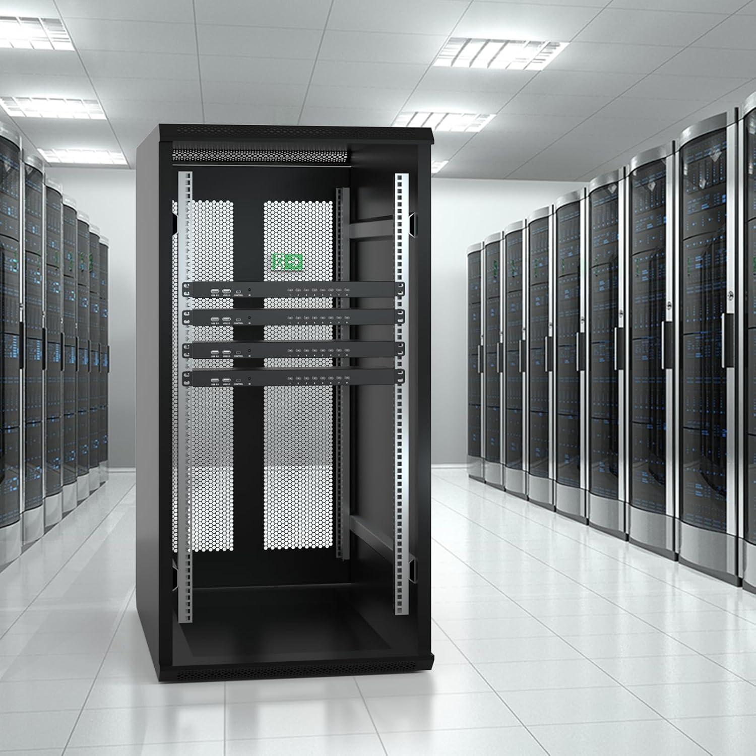 Interruptor KVM HDMI 8 Puertos MT-VIKI 4K 30Hz Rack 1U