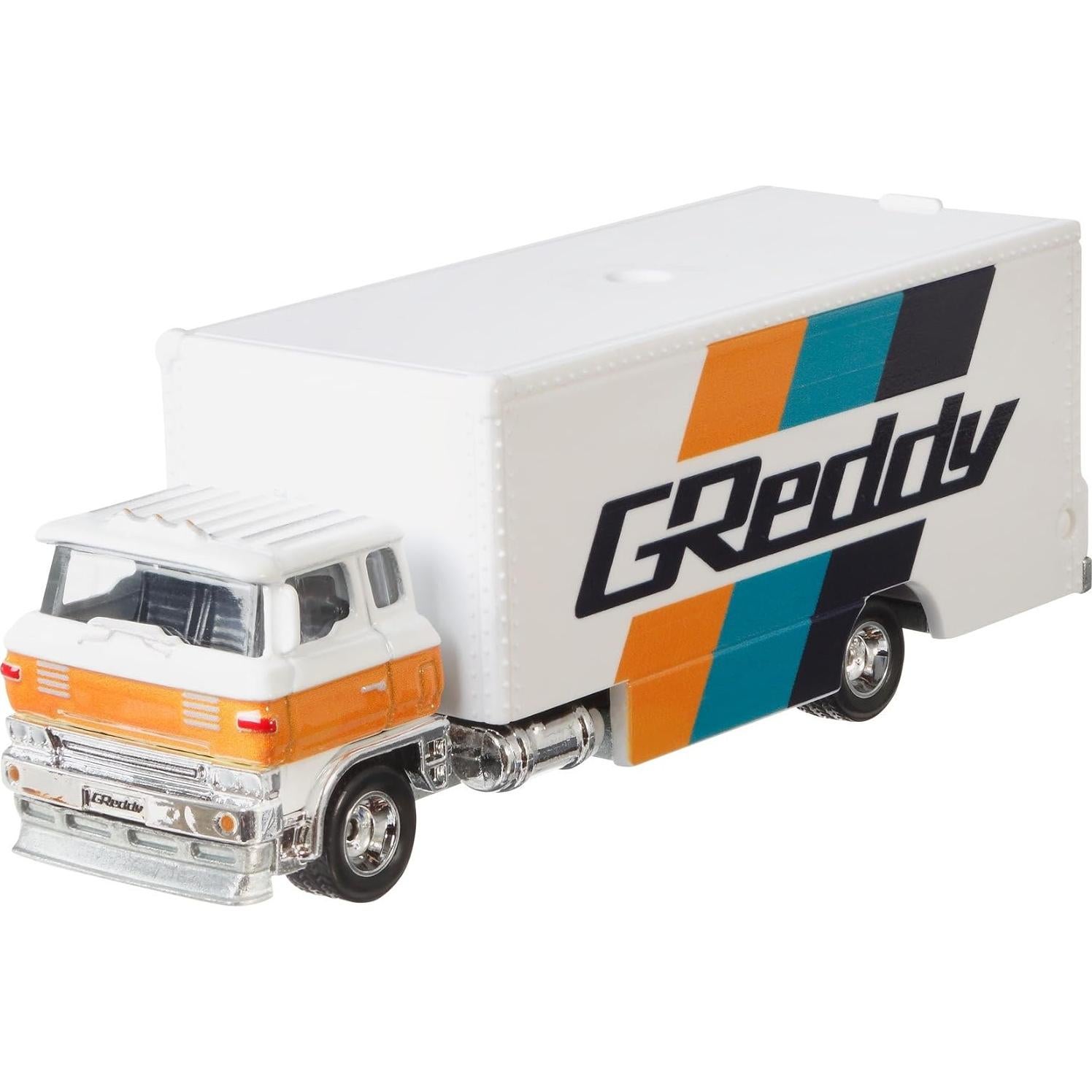 Transportador Hot Wheels FLF59 a escala 1:64 con coche