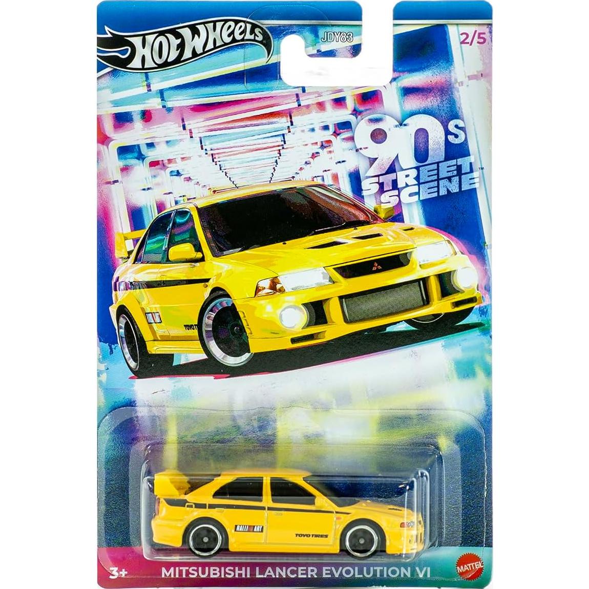 Hot Wheels Mitsubishi Lancer Evolution VI 1:64 Escena Callejera 90s