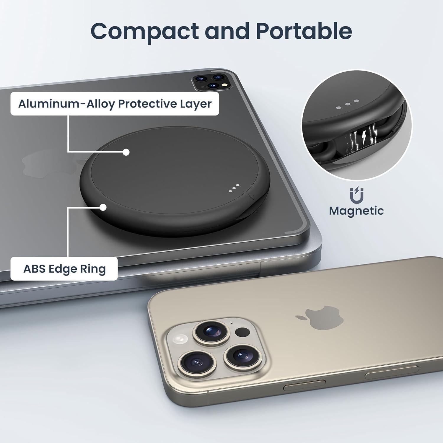 Kit Adaptador Carga USB Elebase 100W con Estuche Negro