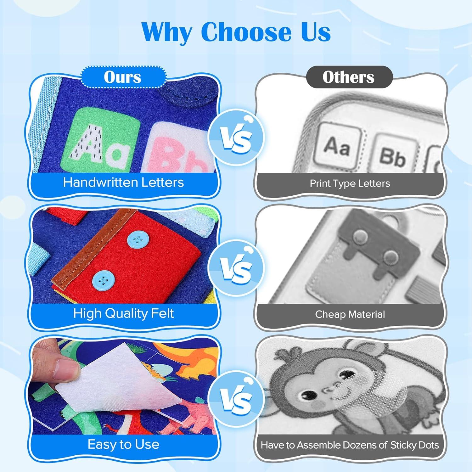 Tablero Ocupado Montessori Envyvip 20 Actividades 1-4 Años