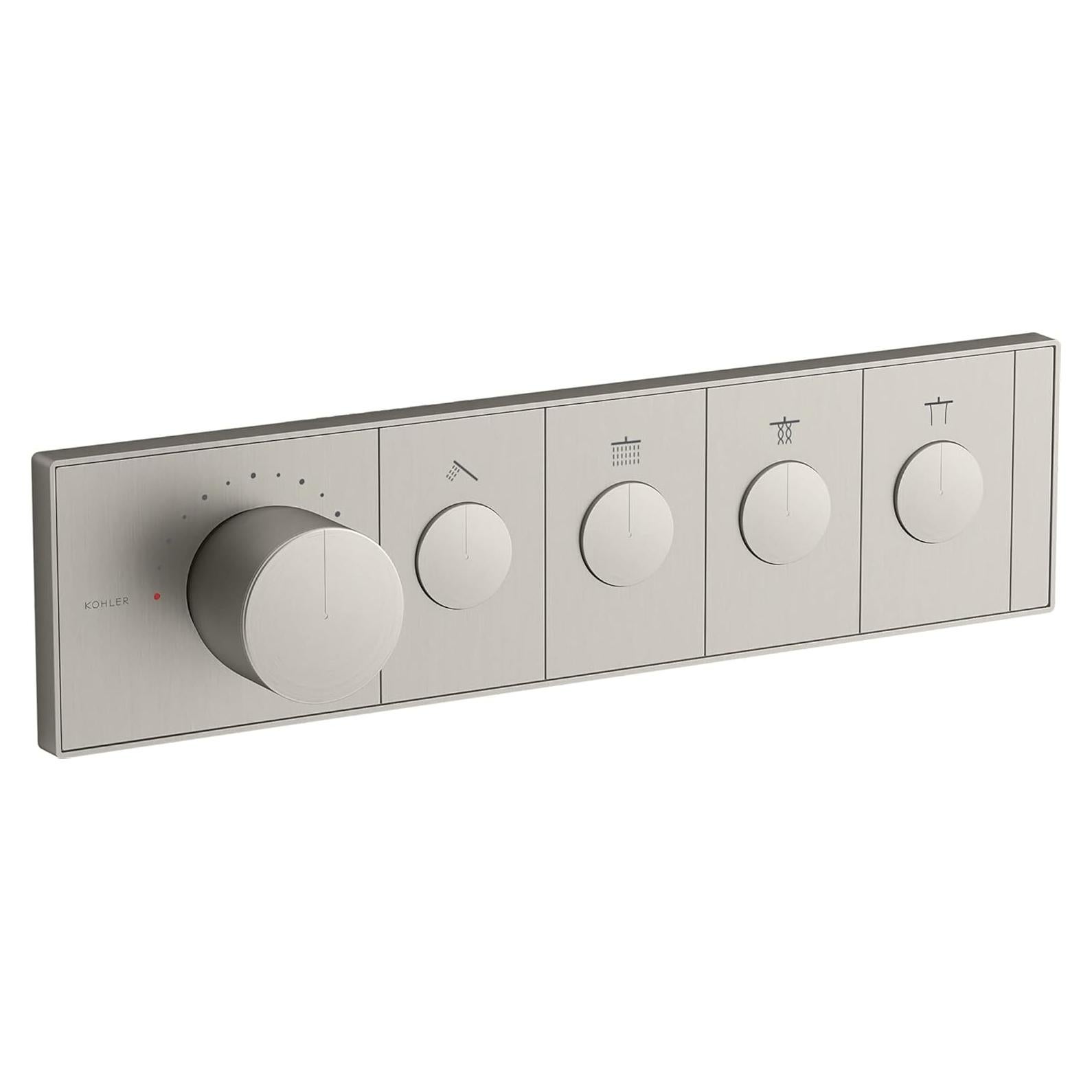 Control Termostático Mecánico Recesado KOHLER 26348-9-BN 4 Salidas