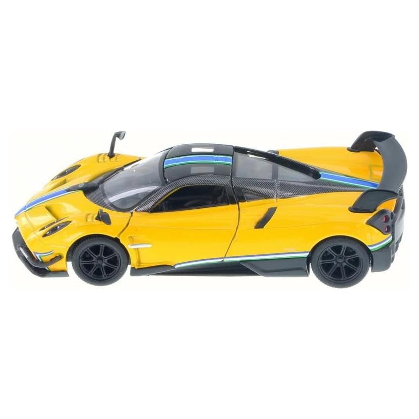 Coche de Juguete KiNSMART Pagani Huayra BC Amarillo 1:38