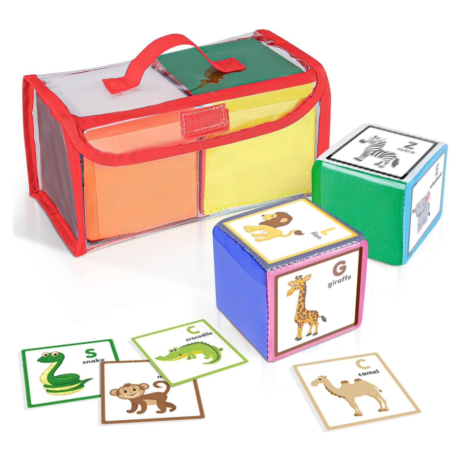 Juego Educativo de Dados Godery - Cubos de Enseñanza (2 Pzs)