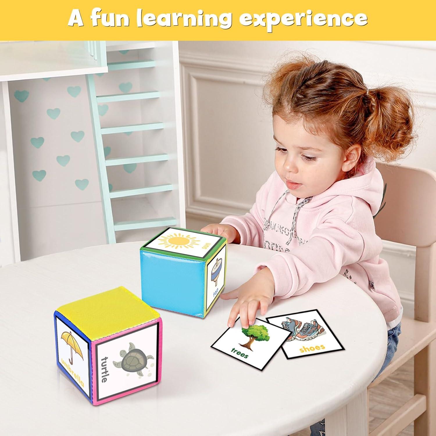 Juego Educativo de Dados Godery - Cubos de Enseñanza (2 Pzs)