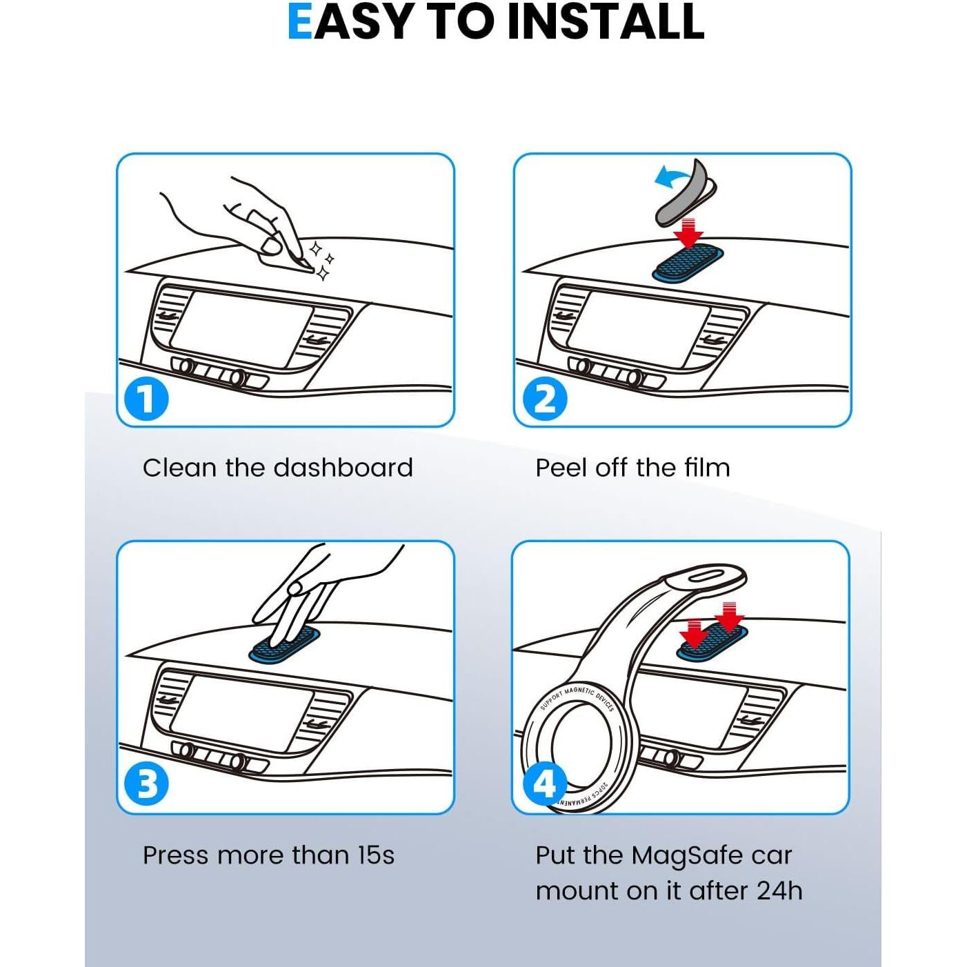 Almohadilla Adhesiva 3M VHB Ampliada eSamcore 8.20x5.51cm - 2 Piezas