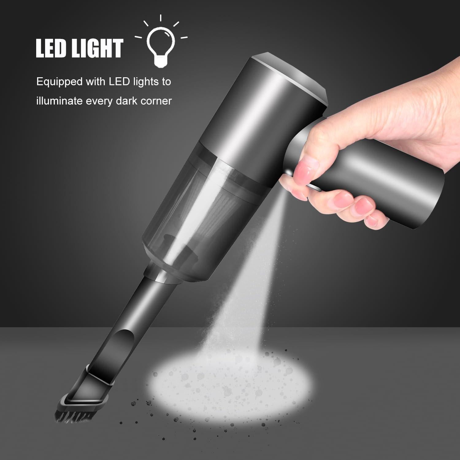 Aspiradora de Mano Inalámbrica YUNYILAN JH-56 380g Alta Potencia