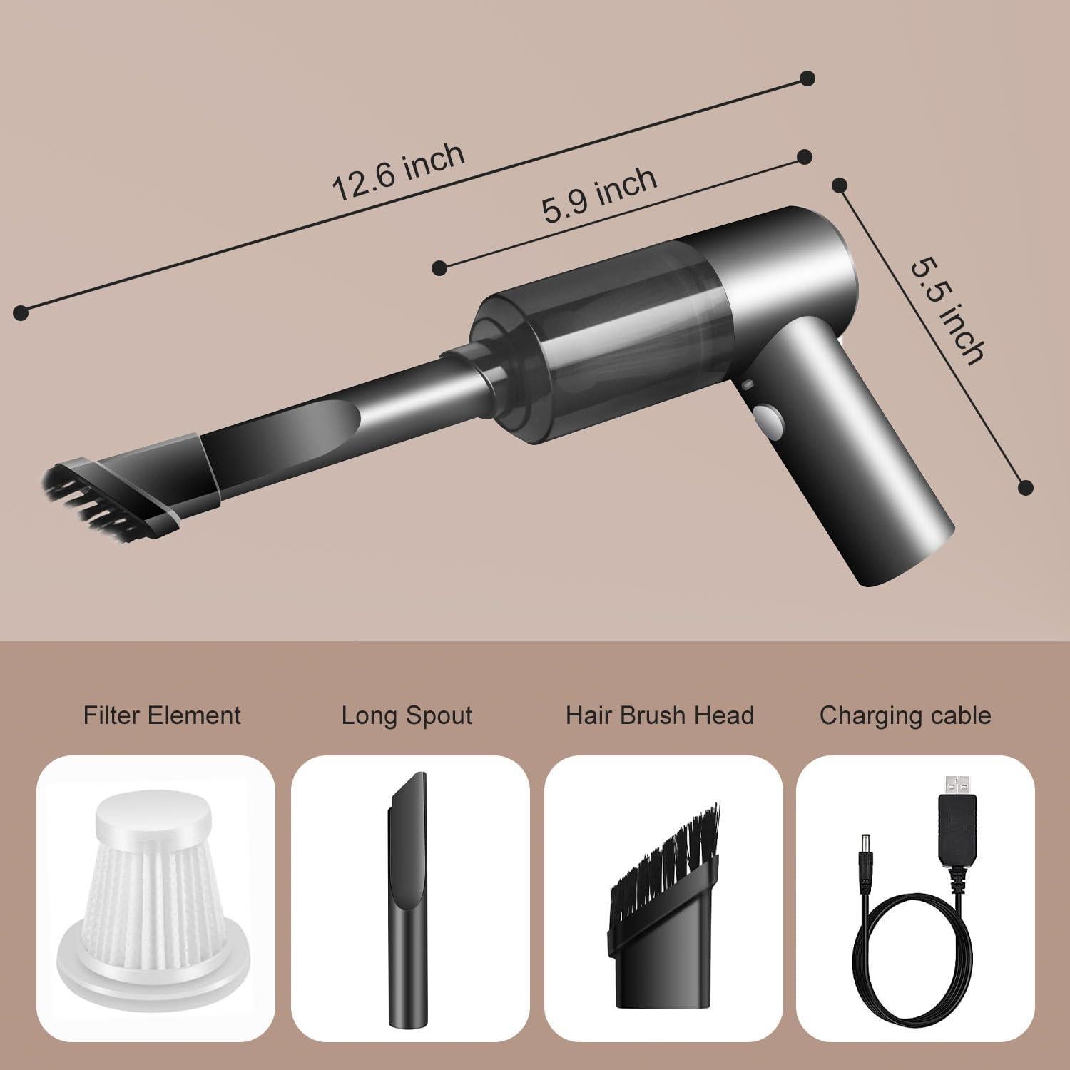 Aspiradora de Mano Inalámbrica YUNYILAN JH-56 380g Alta Potencia