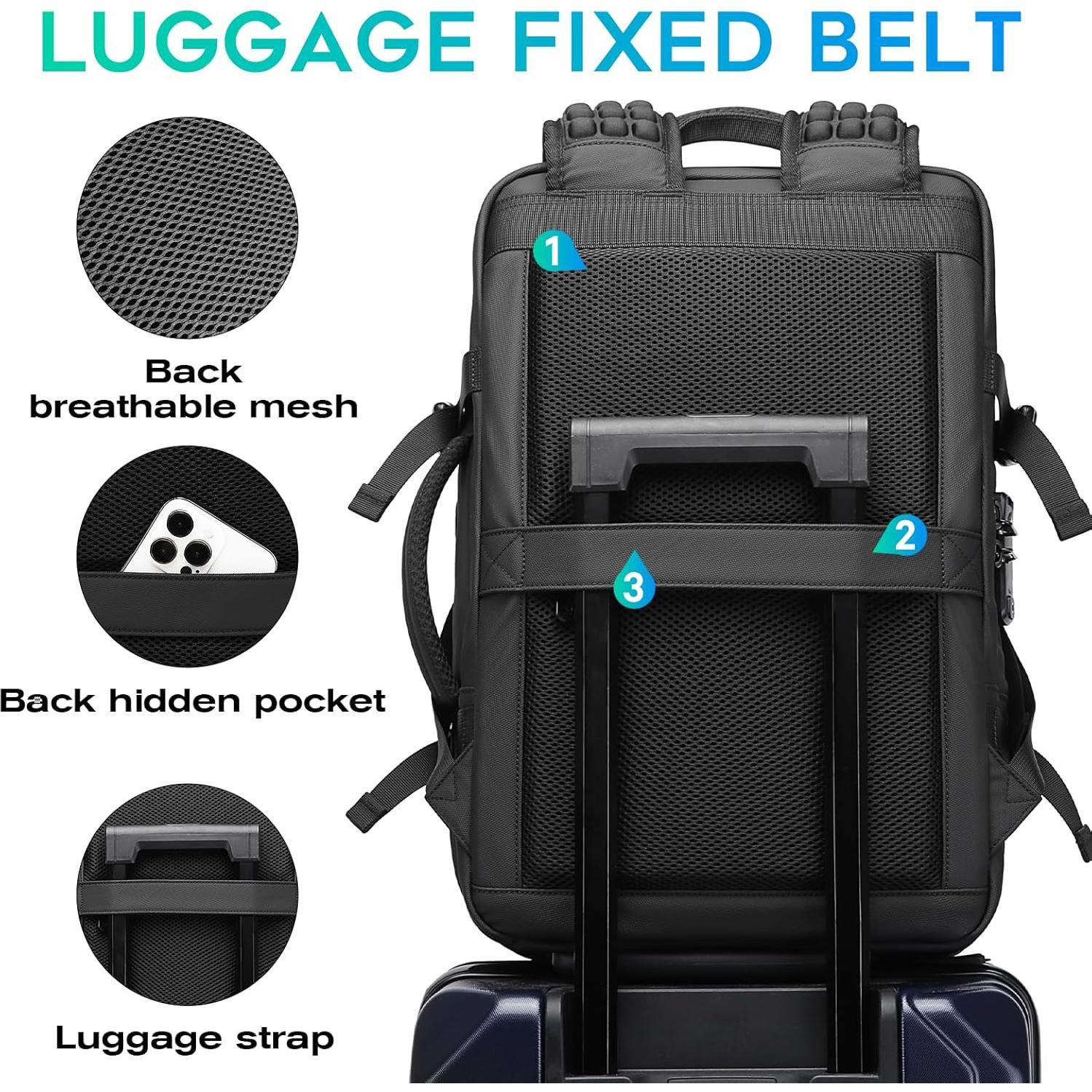 Mochila de Vacío BANGE 60L con Bomba y Cerradura Antirrobo