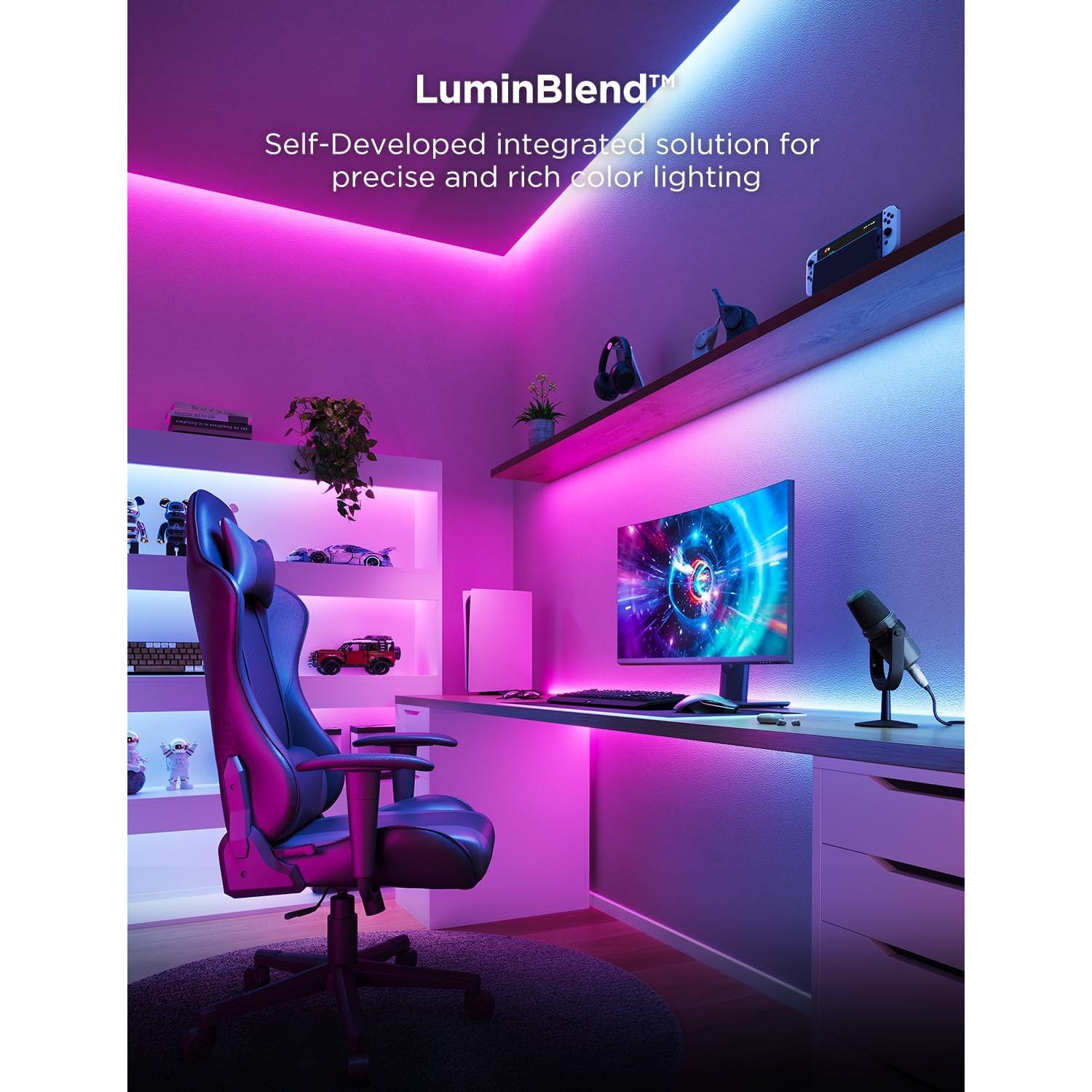 Tira de Luz LED Inteligente Govee RGBIC 2m con Control por Voz