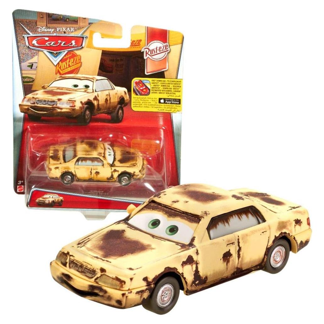Coche Die Cast Disney Pixar CARS 1:55 Donna Pits Rust-eze