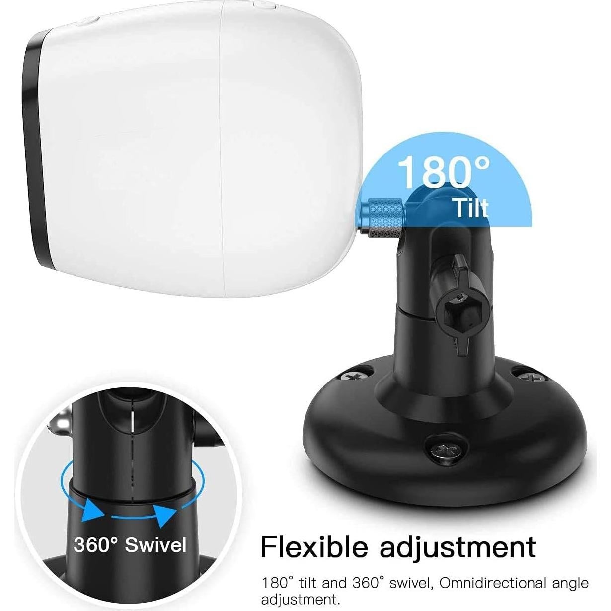 Soporte Ajustable Koroao para Pared Negro 2 Unidades Arlo eufy