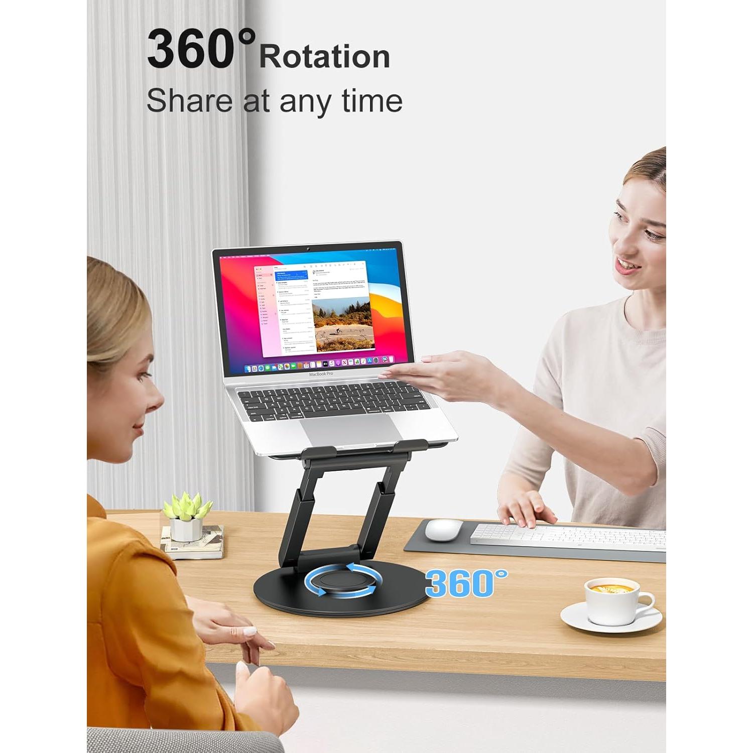 Soporte Telescópico para Laptop Tounee LS07A Negro 5-53 cm