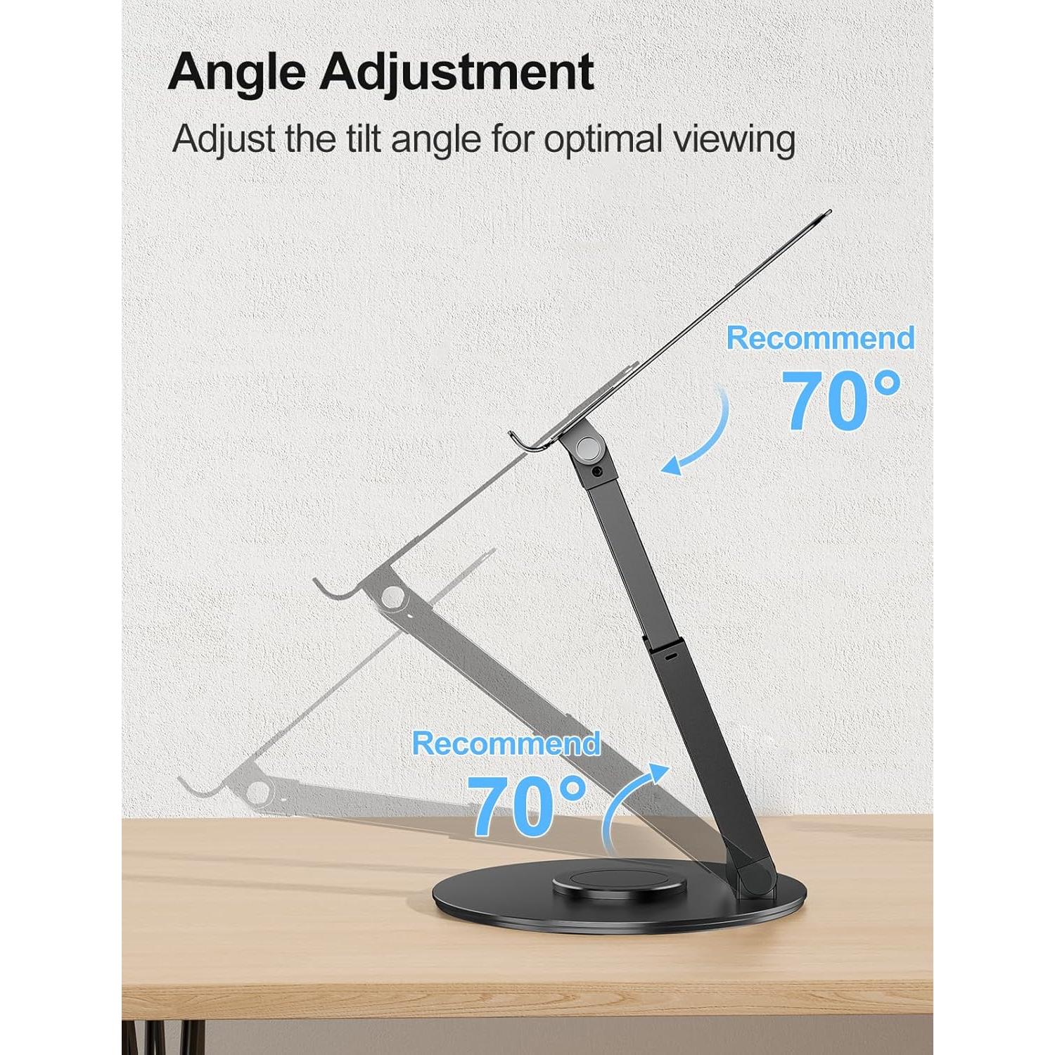 Soporte Telescópico para Laptop Tounee LS07A Negro 5-53 cm