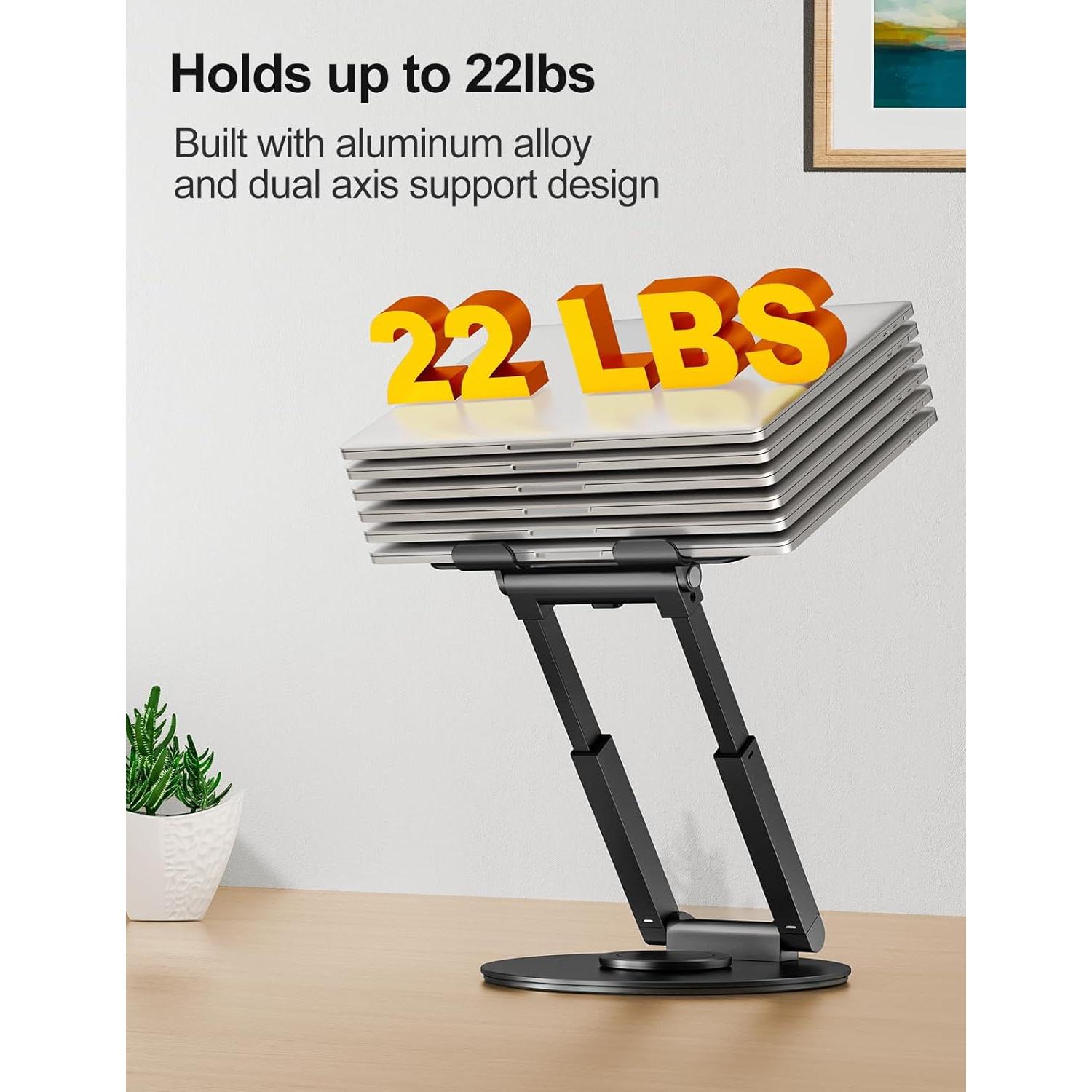 Soporte Telescópico para Laptop Tounee LS07A Negro 5-53 cm