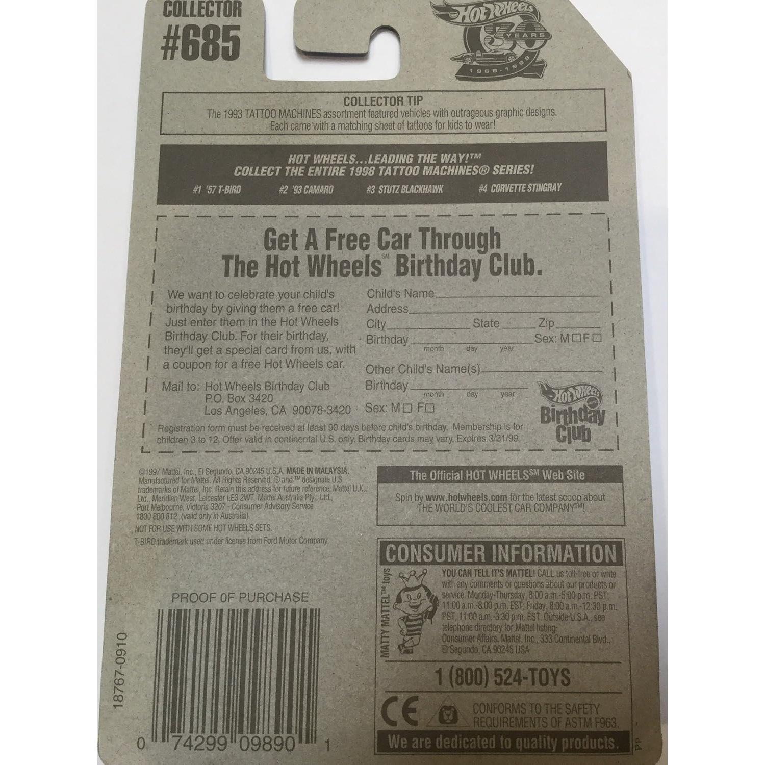 Hot Wheels Auto Coleccionista '57 T-Bird Mattel 1:64