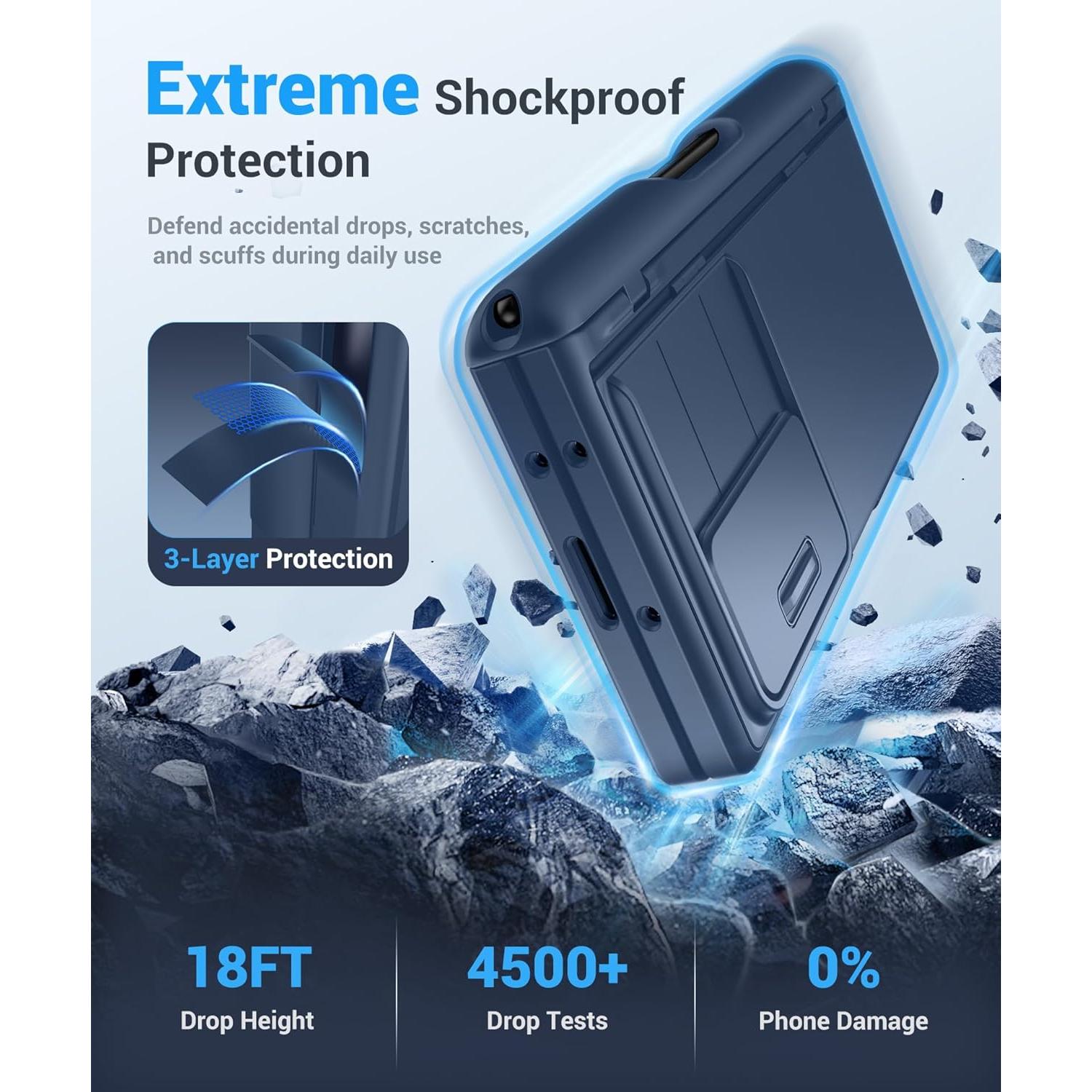 Funda BERFY para Samsung Galaxy Z Fold 6 con Soporte S Pen