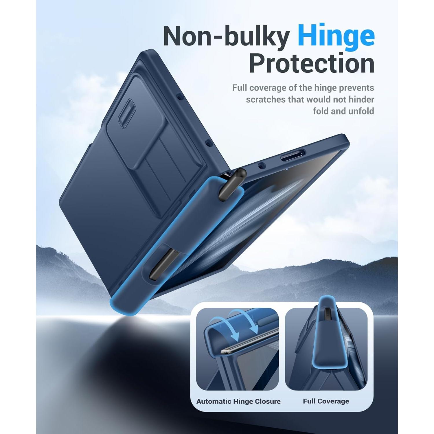 Funda BERFY para Samsung Galaxy Z Fold 6 con Soporte S Pen