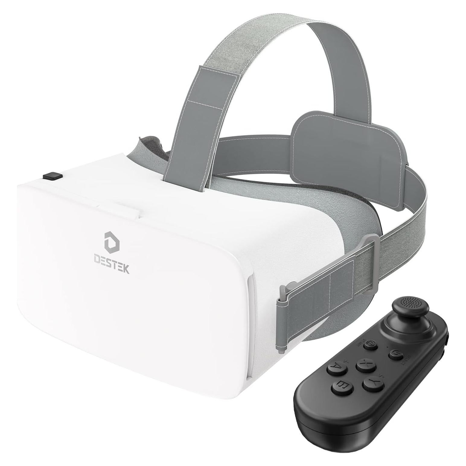 Auriculares VR DESTEK V5 para Teléfono - Lentes HD, 110° FOV