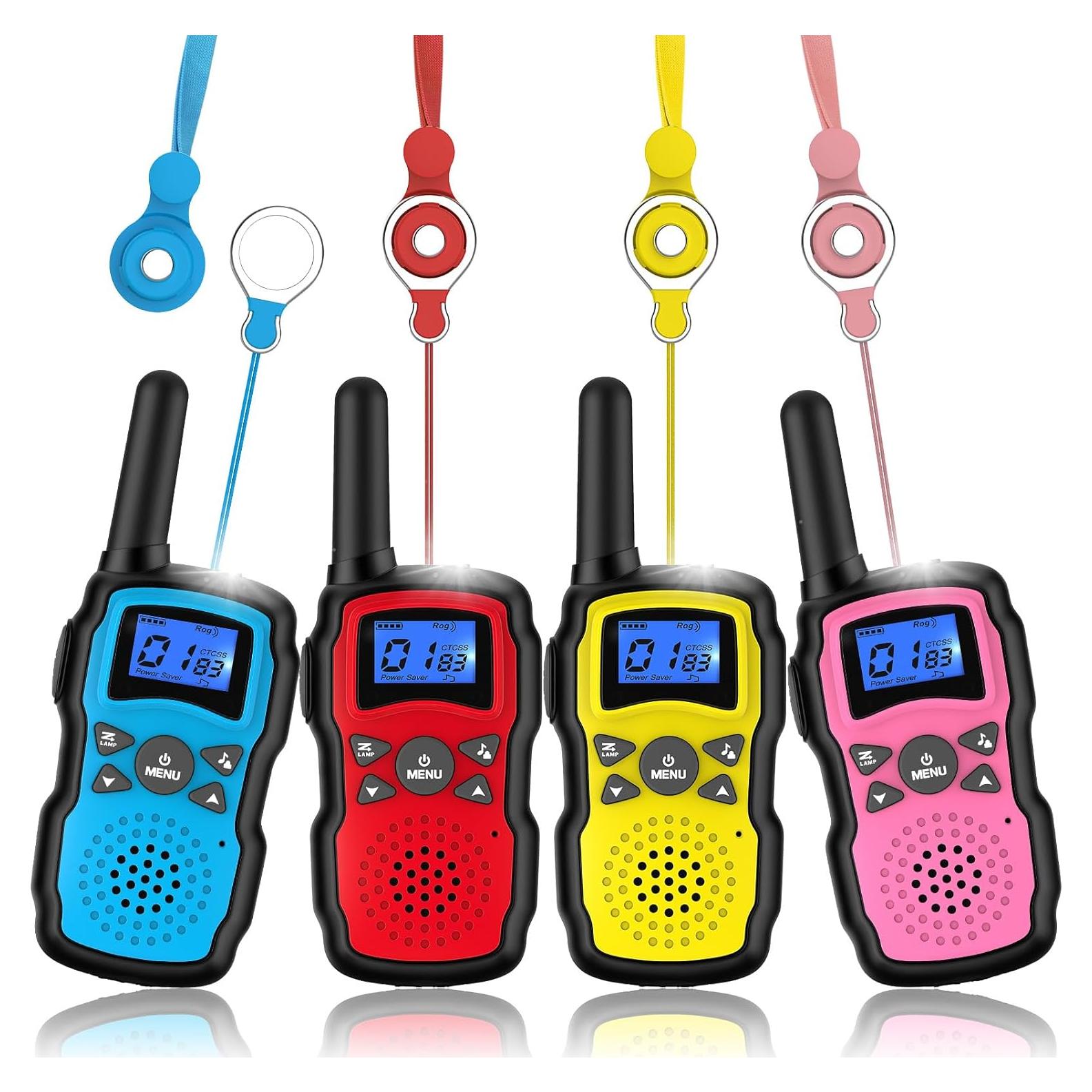 Walkie Talkies WisHouse para Niños y Adultos - 4 Unidades