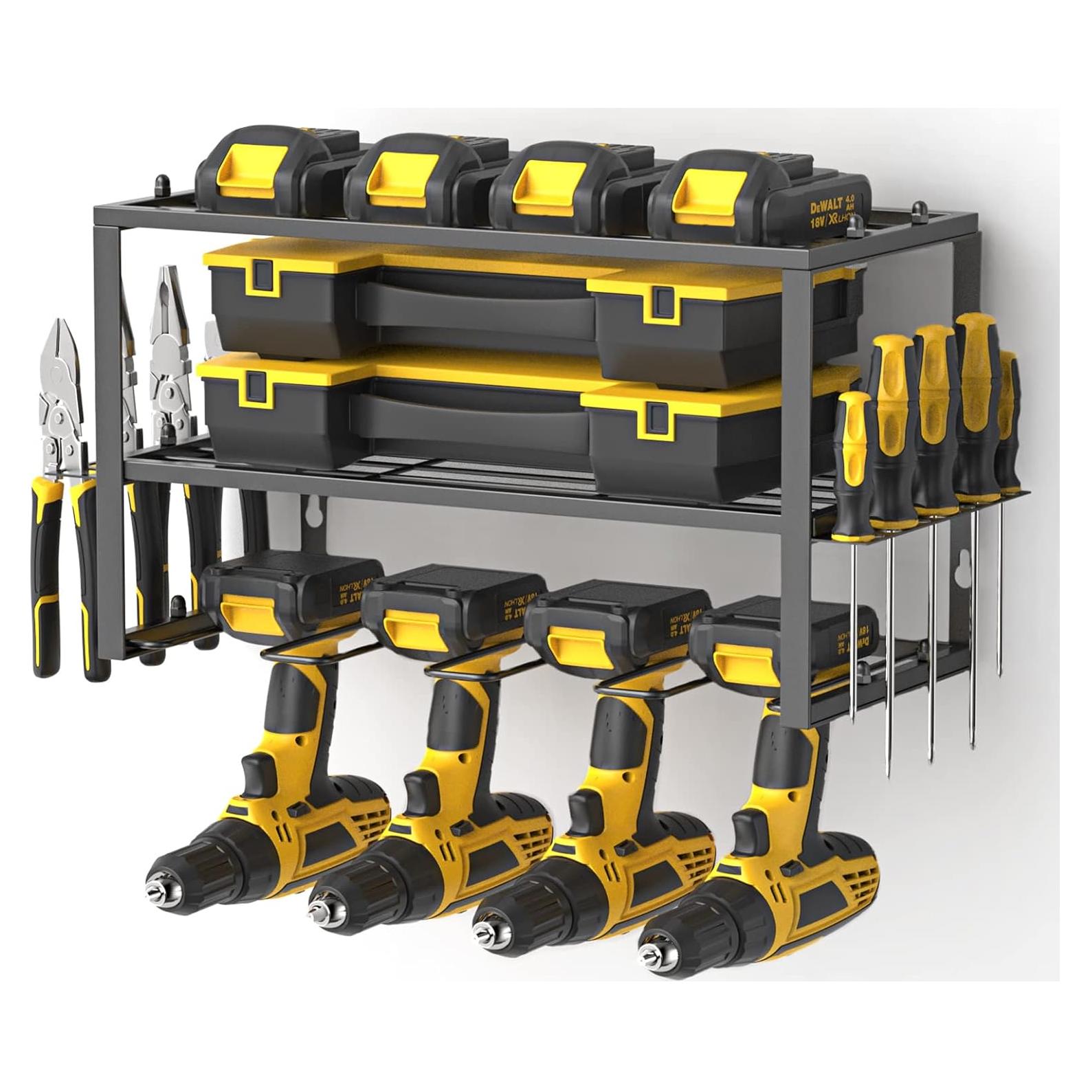 Organizador de Herramientas Spacecare - Estante Flotante 3 Capas 4 Soportes