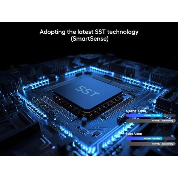 eMACROS Estación Base de Alarma Inalámbrica con Batería Recargable