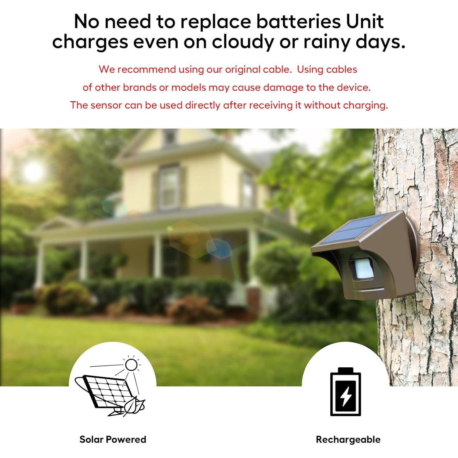 eMACROS Estación Base de Alarma Inalámbrica con Batería Recargable