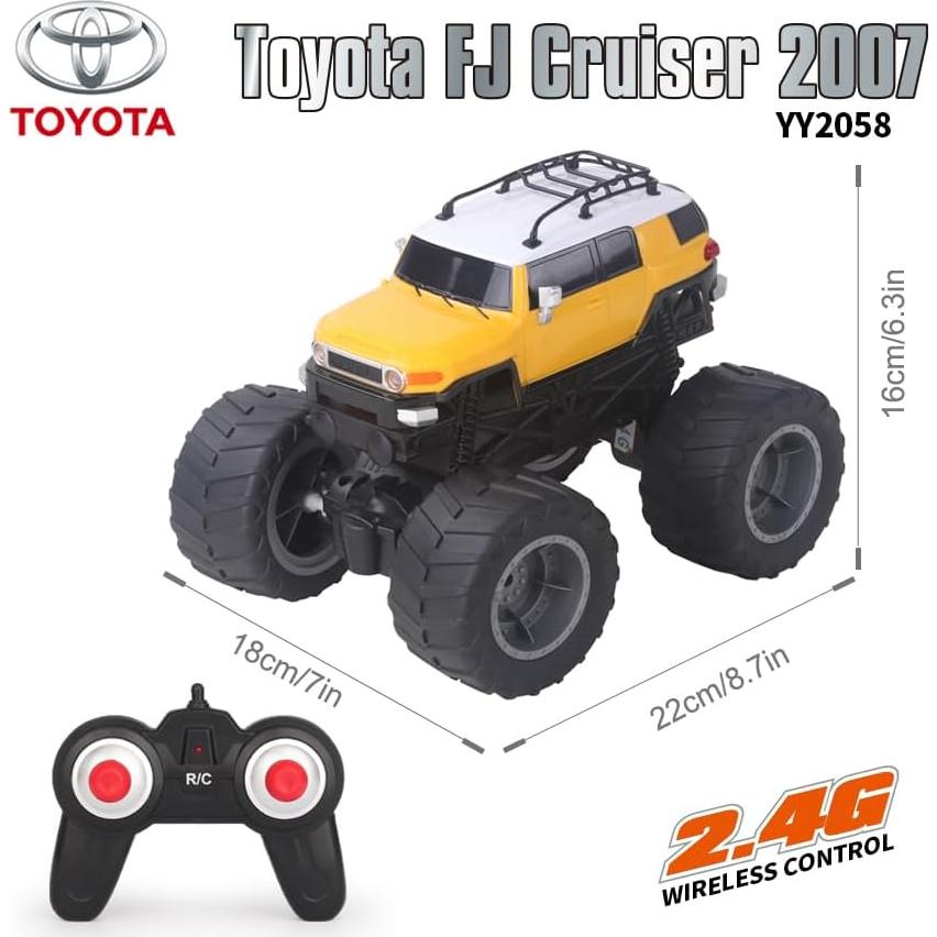 Jeep RC Vinie Toyota FJ Cruiser 2007 1:24 Inalámbrico Amarillo